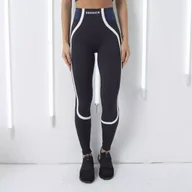 Legginsy - Legginsy damskie LABELLAMAFIA UNBROKEN LEGGING BLACK - miniaturka - grafika 1