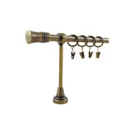 Karnisze - Karnisz pojedynczy HEFAJSTOS PLUS Ø16, 200 cm cylinder złoto - miniaturka - grafika 1