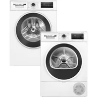 Zestawy AGD - Zestaw AGD Bosch Serie 4 Pralka WAN2823GPL 8kg + Suszarka WTH8529GPL 8kg - miniaturka - grafika 1
