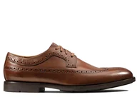 Półbuty męskie - Clarks, Półbuty męskie, Ronnie Limit, rozmiar 42 - miniaturka - grafika 1