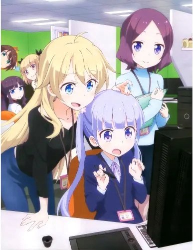 Plakat Anime Manga New Game+ ng_066 A2 (custom)