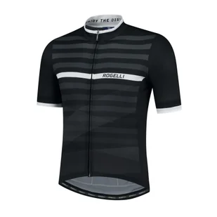Koszulka rowerowa męska Rogelli STRIPE - Koszulki rowerowe - miniaturka - grafika 1