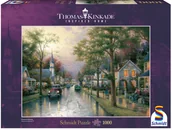 Puzzle - Schmidt Puzzle 1000 el PQ THOMAS KINKADE Poranek w rodzinnym mieście - miniaturka - grafika 1