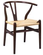 Krzesła - King Home Krzesło 57,5x56x77cm Vide ciemnobrązowe/buk DC-541.DARK.BROWN - miniaturka - grafika 1