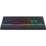 Klawiatury - Redragon K512 Shiva RGB podświetlana membranowa klawiatura do gier z klawiszami multimedialnymi - miniaturka - grafika 1