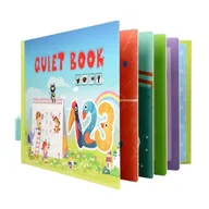 Zabawki sensoryczne - KSIĄŻECZKI EDUKACYJNE Z RUCHOMYMI CZĘŚCIAMI LICZBY - miniaturka - grafika 1