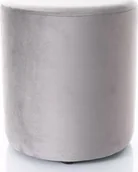 Pufy i podnóżki - Signal Puf DOTI B VELVET szary - miniaturka - grafika 1