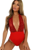 Piżamy damskie - Merry See Damska koszula nocna TRFNTG100778, czerwona, XL - miniaturka - grafika 1