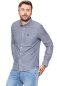Koszule męskie - Lee, Koszula męska, Slim Button Down White L66Vbb12, rozmiar S - miniaturka - grafika 1