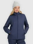 Kurtki damskie - 4F Kurtka narciarska membrana 5000 damska - granatowa XS - miniaturka - grafika 1