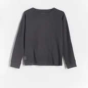 Bluzki dla chłopców - Reserved - Koszulka longsleeve - ciemnoszary - miniaturka - grafika 1