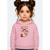 Bluzy dla dziewczynek - BLUZA DZIECIĘCA KPOP DEMON HUNTERS HUNTRIX 146-152 Z KAPTUREM BAWEŁNIANA - miniaturka - grafika 1