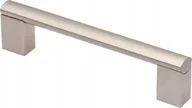 Meble modułowe i akcesoria - Uchwyt Meblowy Gtv A4, C=128 Mm, L=148 Mm, Stopka Skręcona, Al, Stal Szczotkowana - miniaturka - grafika 1