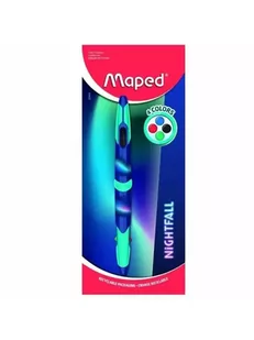 Długopis dwustronny Nightfall Twin Tip 4 kolory - Maped - Długopisy - miniaturka - grafika 1