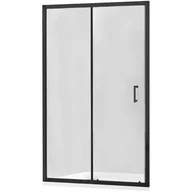Ścianki i drzwi prysznicowe - Mexen Apia drzwi prysznicowe rozsuwane 110 cm, transparent, czarne - 845-110-000-70-00 - miniaturka - grafika 1