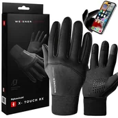 Rękawiczki - Rękawice Rękawiczki Męskie Zimowe ANTYPOŚLIZGOWE Samochodu Smartfona - miniaturka - grafika 1