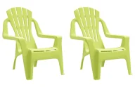 Fotele i krzesła ogrodowe - Zielone krzesła ogrodowe dla dzieci L8-D35 - miniaturka - grafika 1