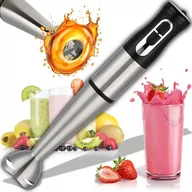 Blendery ręczne - Retoo BLENDER RĘCZNY KUCHENNY WIELOFUNKCYJNY MOCNY ROBOT DO KOKTAJLI TURBO 1200W - miniaturka - grafika 1