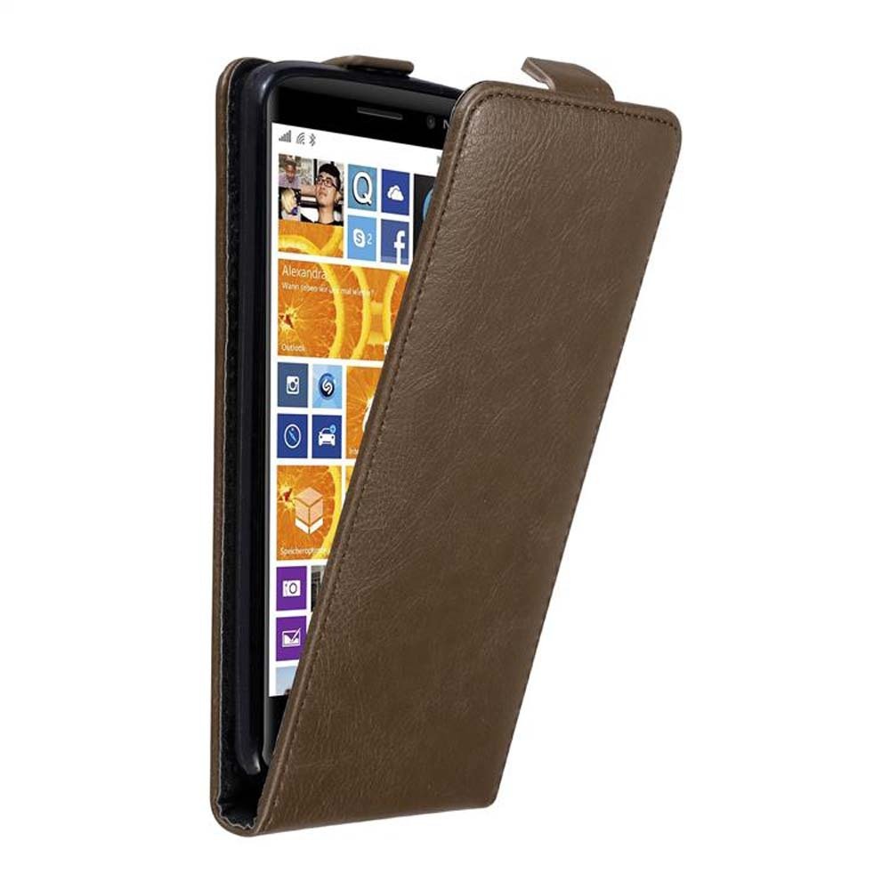 Pokrowiec Cadorabo do Nokia Lumia 830 w kolorze brązowym Etui z klapką na telefon komórkowy Etui Pokrowiec