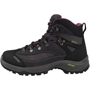 Hi-Tec Damskie buty trekkingowe CAHA II WP, Charcoal/Viola, 40 EU - Buty trekkingowe damskie - miniaturka - grafika 1