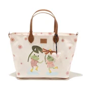 Torby i organizery dla mam - La Millou Torba Medium Feeria Premium ZIP Frogs - miniaturka - grafika 1