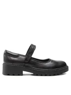 Buty dla dziewczynek - Geox Półbuty J Casey G. P J6420P 00085 C9999 M Czarny - miniaturka - grafika 1