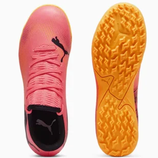 Buty piłkarskie Puma Future 7 Play TT Jr 107737 (kolor Różowy, rozmiar 37 1/2) - Piłka nożna - miniaturka - grafika 3