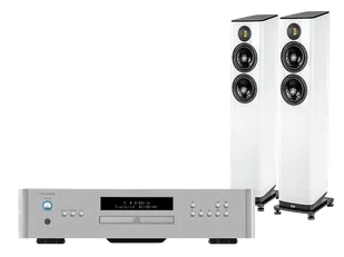 Rotel RA-1572 MkII (srebrny) + FS408.2 (biały) - Zestawy stereo - miniaturka - grafika 1