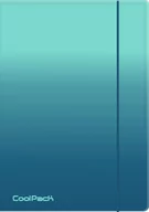 Teczki i skoroszyty - CoolPack, Teczka na dokumenty A4 na gumkę Gradient Blue Lagoon - miniaturka - grafika 1