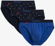 Majtki męskie - Slipy męskie Atlantic 3MP-158 gra/nie/gra - miniaturka - grafika 1