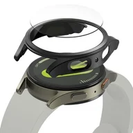 Akcesoria do smartwatchy - Etui RINGKE Slim do Samsung Galaxy Watch 7 44mm Czarny + szkło - miniaturka - grafika 1