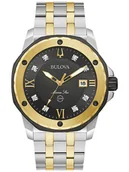 Zegarki męskie - Zegarek męski Bulova Marine Star 98D175 - miniaturka - grafika 1