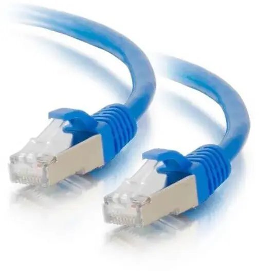 Mercodan Kabel sieciowy RJ-45, Cat.6a, S/FTP, LSZH, niebieski, 3 m 371917030
