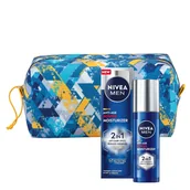 Kosmetyki do pielęgnacji twarzy męskie - NIVEA MEN ANTI-AGE POWER Krem przeciwzmarszczkowy dla mężczyzn +Kosmetyczka - miniaturka - grafika 1