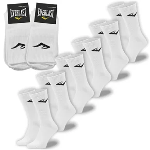 EVERLAST Skarpety Męskie 6 par Sportowe Długie Białe Rozmiar 43-46 - Skarpetki męskie EVERLAST Skarpety Męskie 6 par Sportowe Długie Białe Rozmiar 43-46 - Skarpetki męskie - miniaturka - grafika 1