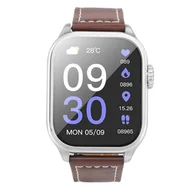 Smartwatch - Hoco Y17 Srebrny/Brązowy - miniaturka - grafika 1