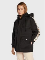Kurtki damskie - Guess Kurtka zimowa 4G V2BL09 WF330 Czarny Regular Fit - miniaturka - grafika 1