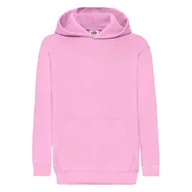 Bluzy dla dziewczynek - Bluza Dziecięca Z Kapturem Hooded Sweat Jasnoróżowy r. 7-8(128) - miniaturka - grafika 1