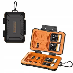 Futerał Case Etui Pudełko Pancerne / Wodoodporne Na Karty Pamięci Tf Micro Sd Xqd Cf / Karty Sim - K&F Concept / Kf31.080 - Inne akcesoria audio-wideo - miniaturka - grafika 1