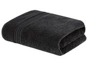 Ręczniki - Möve by Livarno Home by Livarno Home Ręcznik kąpielowy z bawełny, 80 x 150 cm, 1 sztuka (Czarny) 4055334265621 - miniaturka - grafika 1