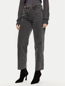 Spodnie damskie - Morgan Jeansy 242-PSTRASS Szary Mom Fit - miniaturka - grafika 1