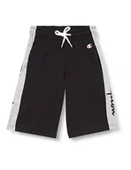 Spodenki damskie - Champion Legacy American Classics-Contrast dziecięce szorty z taśmą, czarny, 5-6 Lat - miniaturka - grafika 1