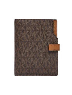MICHAEL Michael Kors Etui na dokumenty 32F5GJ6T1B Brązowy - Etui na dokumenty i karty - miniaturka - grafika 1