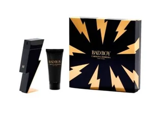 Carolina Herrera Bad Boy zestaw Edt 100ml + żel - Zestawy perfum męskich - miniaturka - grafika 2