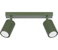 Lampy sufitowe - Sollux SL.1618 - Oświetlenie punktowe KARBON 2xGU10/10W/230V zielony - miniaturka - grafika 1