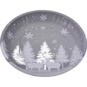 Talerze - Talerz świąteczny okrągły 25,5 x 3 - miniaturka - grafika 1
