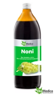 EKAMEDICA EkaMedica Noni sok 1000 ml | DARMOWA DOSTAWA OD 149 PLN! - Soki i napoje niegazowane - miniaturka - grafika 1