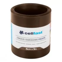 CELLFAST Obrzeże ogrodowe 30-212H Proste brązowe 15 cm x 9 m - Ogrodzenia - miniaturka - grafika 1