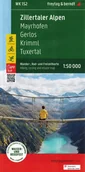 Przewodniki - Alpy Zillertalskie Mapa Turystyczna Wk 152 Freytag Berndt - miniaturka - grafika 1