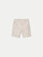 Spodenki damskie - Mayoral Szorty materiałowe 3217 Beżowy Regular Fit - miniaturka - grafika 1